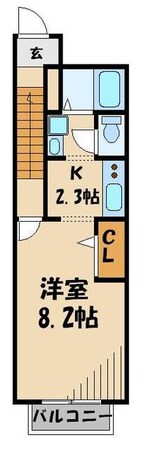 カーサコリーナの物件間取画像